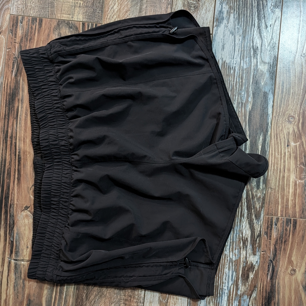 Avia Black Athletic Layered Running Shorts - Picture 2 of 3
